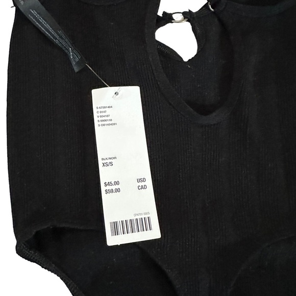 Out from Under for Urban Outfitters Black Bodysuit Top Size XS/S - Picture 16 of 17